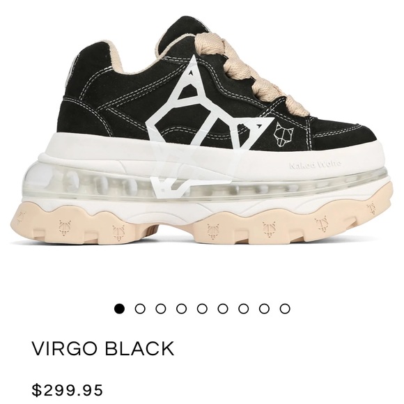 Naked wolfe black virgo platform sneakers - Picture 5 of 5